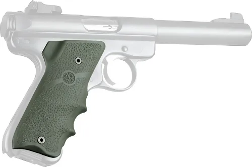 Hogue HOGUE GRIPS RUGER MKII/III W/FINGER GROOVES OD GREEN