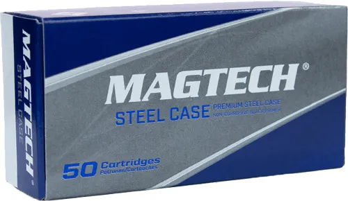 Magtech MAGTECH 9MM LUGER STEEL CASE 115GR FMJ-RN 50RD 20BX/CS