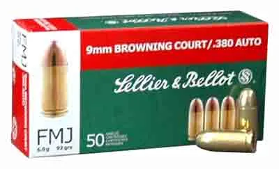 Sellier & Bellot Handgun Full Metal Jacket SB380A