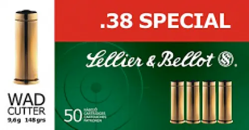 Sellier & Bellot Handgun Lead Round Nose SB38L