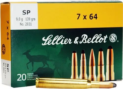 Sellier & Bellot S&B 7X64MM 139GR SOFT POINT 20RD 20BX/CS
