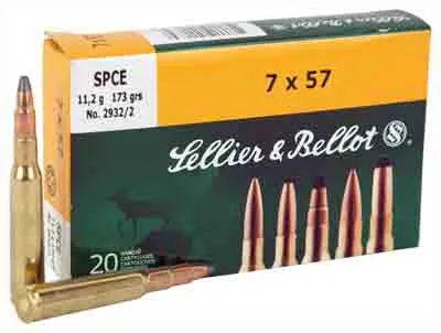 Sellier & Bellot Rifle Hunting Soft Point Cut-Through Edge SB757C