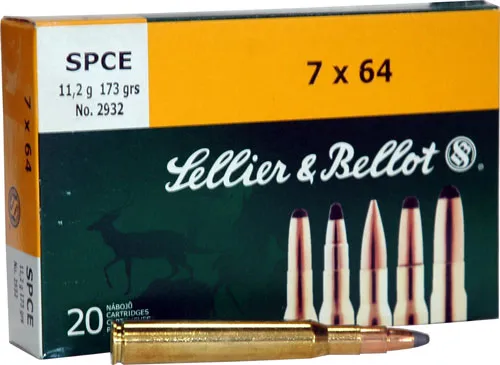 Sellier & Bellot Rifle Hunting Soft Point Cut-Through Edge SB7A