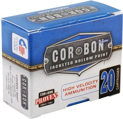 Cor-Bon CORBON AMMO .40SW 150GR. JHP 20-PACK