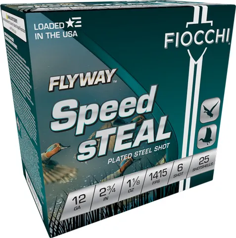 Fiocchi FIOCCHI FLYWAY sTEAL 12GA 2.75 #6 25RD 10BX/CS 1415FPS 1-1/8