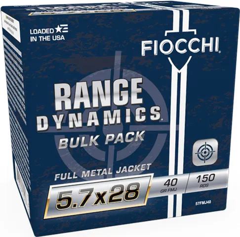 Fiocchi FIOCCHI 5.7X28MM 40GR FMJ 150RD 3BX/CS