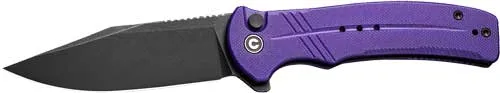 Civivi CIVIVI KNIFE COGENT 3.47" PURPLE G10/BLACK STONEWASHED