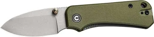 Civivi CIVIVI KNIFE BABY BANTER 2.34" GREEN G10/GRAY STONEWASH