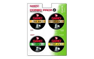 Gamo GAMO COMBO ASSORT .22 CAL. TS-22, HUNTER, MAG & MP PELLET