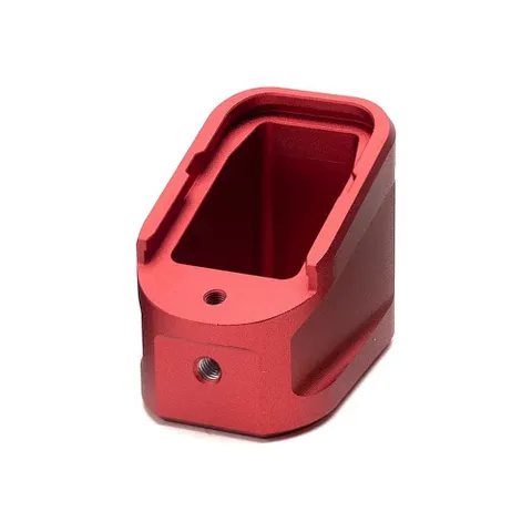 Strike Industries ALUM EXT MAG PLATE GLK G17 / G22 RED