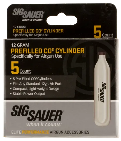 Sig Sauer Airguns CO2 Cylinders AC-12-5
