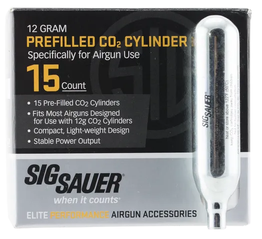 Sig Sauer Airguns CO2 Cylinders AC-12-15