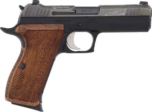 Sig SIG P210 CARRY 9MM 4.1" NIGHT SIGHT ROSEWOOD (3)8RD BLACK