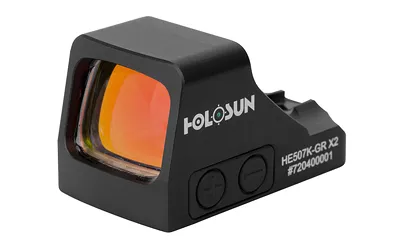 Holosun Holosun Technologies 507K-X2, Green Dot, 32 MOA Ring &amp; 2 MOA Dot, Black Color HE507K-GR X2
