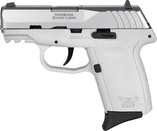 SCCY SCCY CPX2-TT PISTOL GEN 3 9MM 10RD SS/WHITE W/O SAFETY