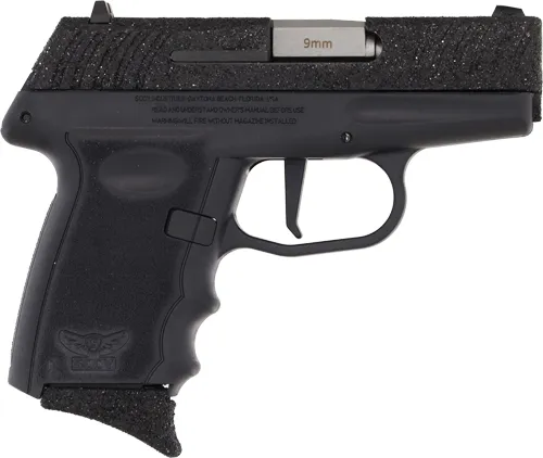 SCCY SCCY DVG1-GLITTER PISTOL 9MM 10RD PANTHER BLACK SIDE & GRIP