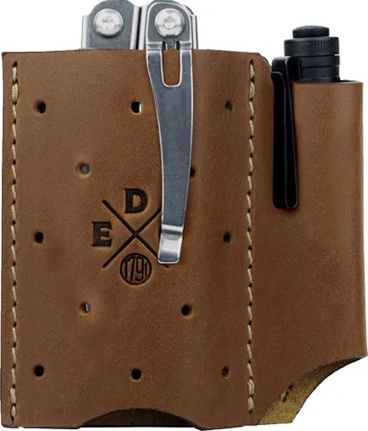 1791 GUNLEATHER 1791 EDC ACTION CLIP DUO MULTITOOL WALLET CHESNUT