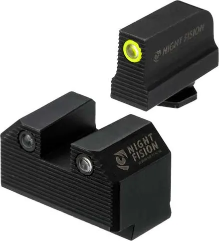 Night Fision Night Fision Stealth Sight Set for Glock 17 19 34 Yellw Ring