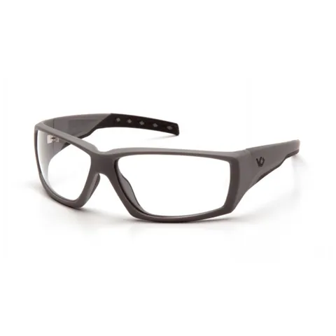 Pyramex Safety Products Venture Gear Overwatch Urban Gray Frame Clear Anti-Fog Lens