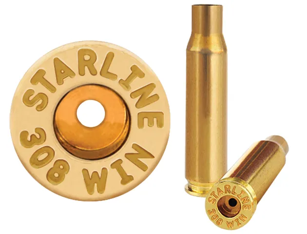 Starline Brass Unprimed Cases 308 Winchester Star308EinEU