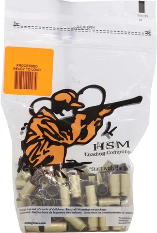 HSM HSM BRASS 40 S&W ONCE FIRED UNPRIMED 100 COUNT