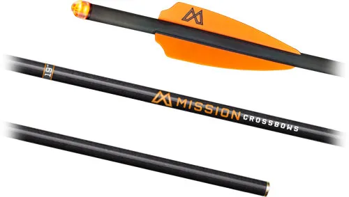 Mission Archery MISSION ARCHERY XBOW BOLT 19" LIGHTED NOCK 250GR 3PK