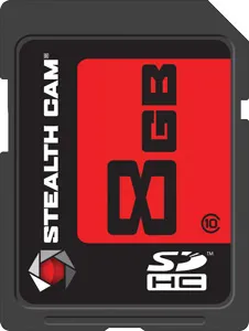 Stealth Cam SD Memory Card Single Pack STC-8GB