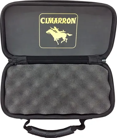 Cimarron CIMMARON REVOLVER CASE SMALL 3.5" TO 5.5" BARREL BLACK