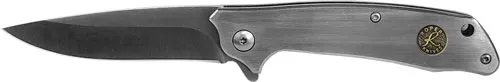 American Buffalo ABKT ROPER DEPUTY EDC KNIFE 3. 25" BALL BEARING SYSTEM SS HNL
