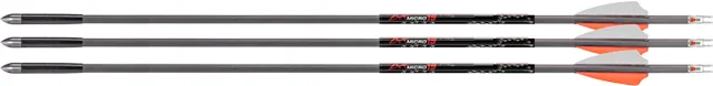 AXE Axe Crossbows AX10004 Axe 440 Bolt Combo Pack Gray/Orange/White 19" 3 Bolts and 3 Lighted Nocks