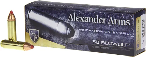 Alexander Arms ALEXANDER AMMO .50 BEOWULF 300GR. FTX 20-PACK
