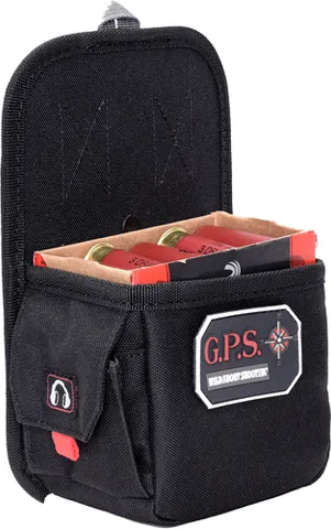 G*Outdoors GPS SINGLE BOX SHELL CARRIER 12 GA. OR 20GA. BLACK