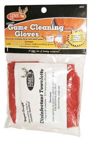 HME HME GAME CLEANING GLOVE COMBO SHOULDER & WRIST W/TOWLETTE