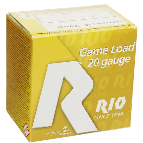 Rio Ammunition GAME LOAD 36 MGN 20GA 3IN 6 25/BX