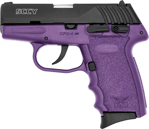 SCCY SCCY CPX4-CB PISTOL DAO .380 10RD BLACK/PURPLE W/SAFETY