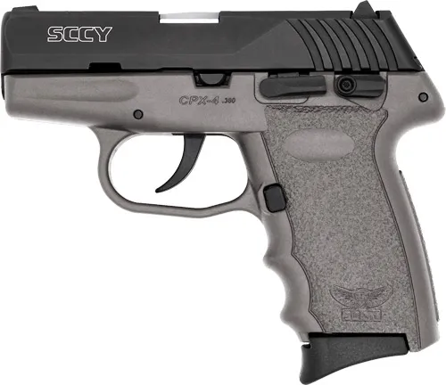 SCCY SCCY CPX4-CB PISTOL DAO .380 10RD BLK/SNIPER GRAY W/SAFETY