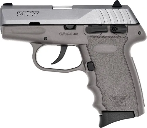 SCCY SCCY CPX4-TT PISTOL DAO .380 10RD SS/SNIPER GRAY W/SAFETY