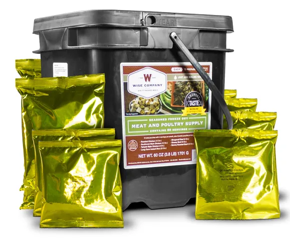 Wise Foods Grab N Go Bucket Freeze Dried Meat/Rice RW07702