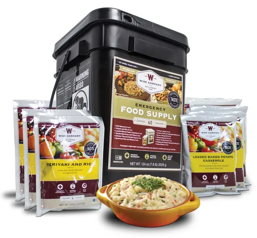 Wise Foods Grab N Go Bucket Freeze Dried Entrees RW01-160