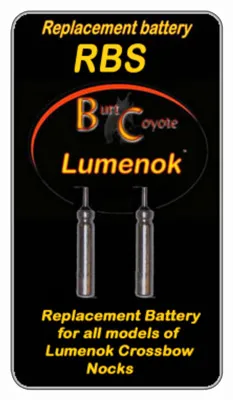 Lumenok LUMENOK REPLACEMENT BATTERY FOR LIGHTED BOLT NOCK 2PK