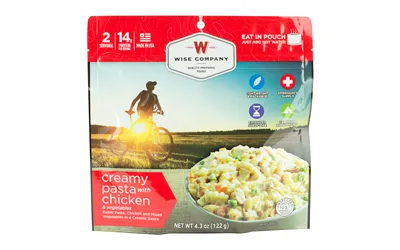 Wise Foods WISE CAMPING CRMY PASTA VEG & CHK 6K