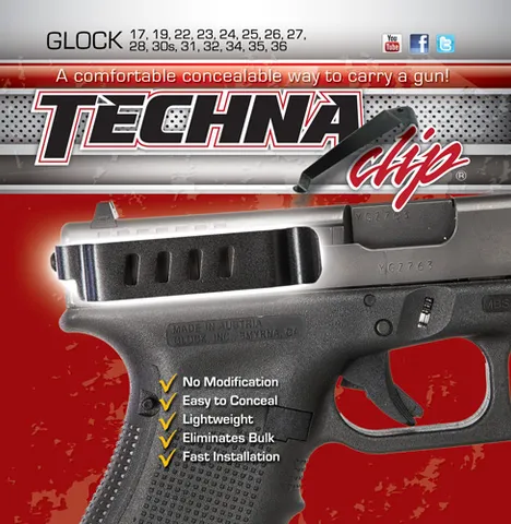 Techna Clip FOR GLOCK-BRL