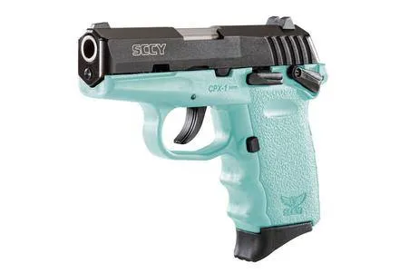SCCY SCCY CPX3-CB PISTOL DAO .380 10RD BLK/SCCY BLUE W/O SAFETY