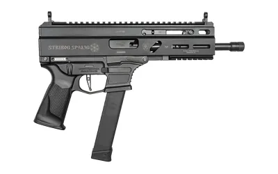 Grand Power Grand Power Stribog SP9A3G Pistol - Black | 9mm | 8" Threaded Barrel | 30rd | Utilizes Glock Style Mags