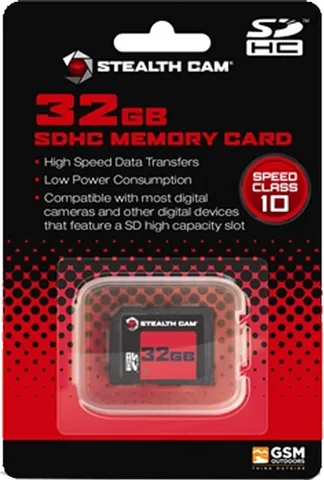Stealth Cam STEALTH CAM SDHC MEMORY CARD 32GB SUPER SPEED CLASS 10