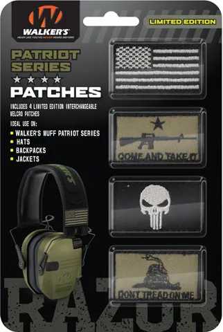 Walkers Game Ear Patriot Muff Patch Kit GXPPATKIT