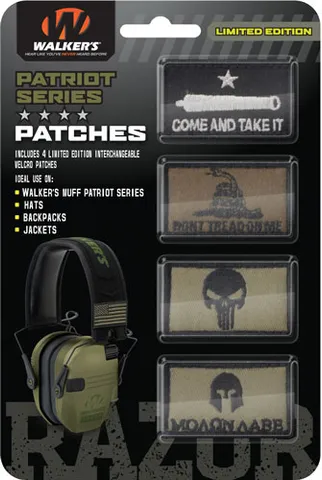 Walkers Game Ear Patriot Muff Patch Kit GXPPATKIT2