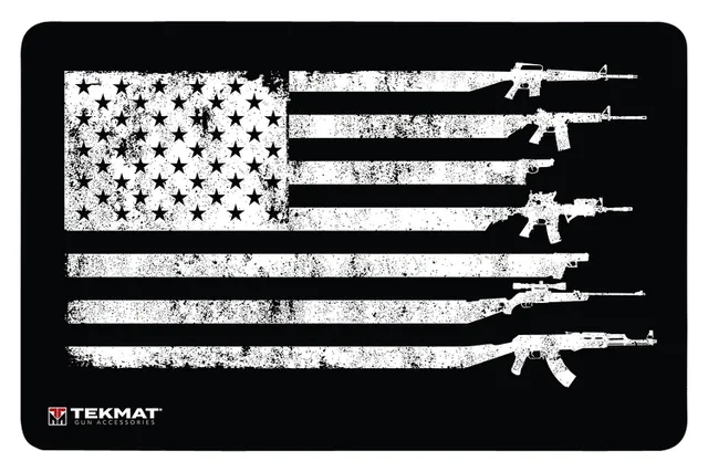 TekMat USA Gun Flag Door Mat TEK42GFUSA