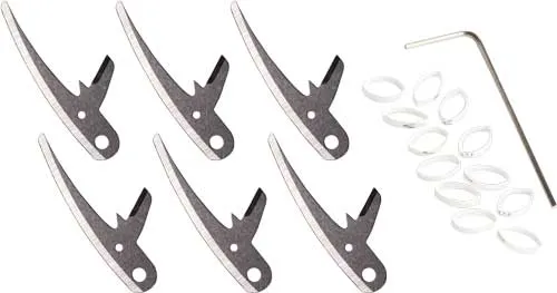 Swhacker SWHACKER REPLACEMENT BLADES LEVI MORGAN CURVED 125GR 6PACK